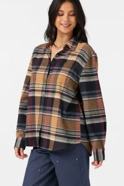 Logan Flannel Long Sleeve Top