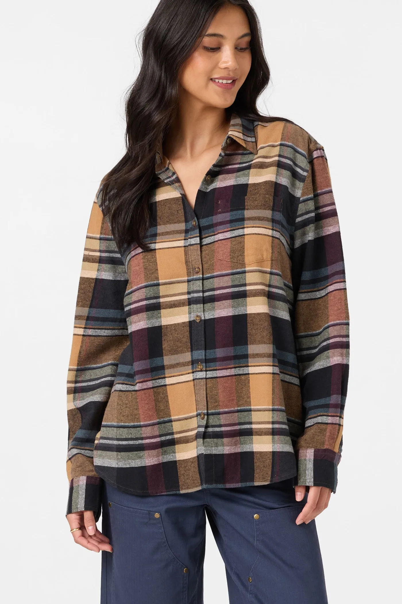 Logan Flannel Long Sleeve Top