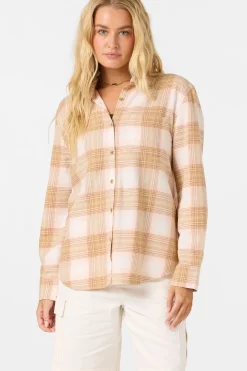 Logan Flannel Long Sleeve Top