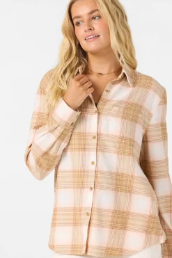 Logan Flannel Long Sleeve Top