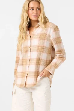 Logan Flannel Long Sleeve Top