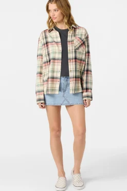 Logan Flannel Long Sleeve Top