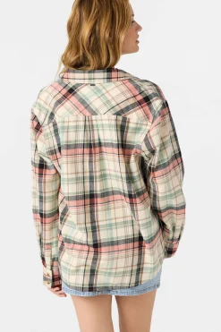 Logan Flannel Long Sleeve Top