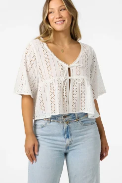 Loni Eyelet Top