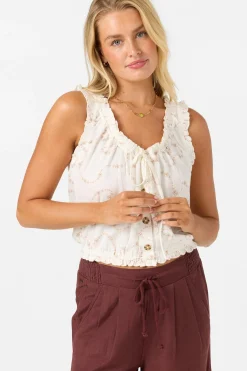 Louise Swirl Stitch Tank