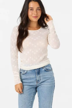 Marliz Lace Long Sleeve Top