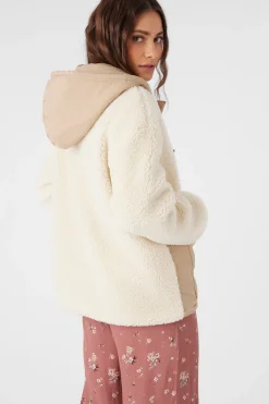 Meena High Pile Fleece Quilted Jacket
