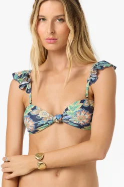 Mermaid Floral Paradise Bandeau Top