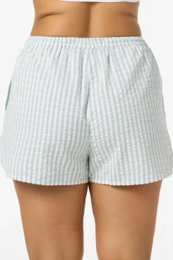 Millie Seersucker Beach Shorts
