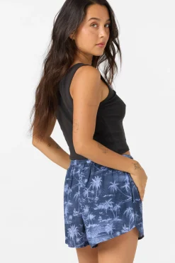Millie Tropical Scene Beach Shorts