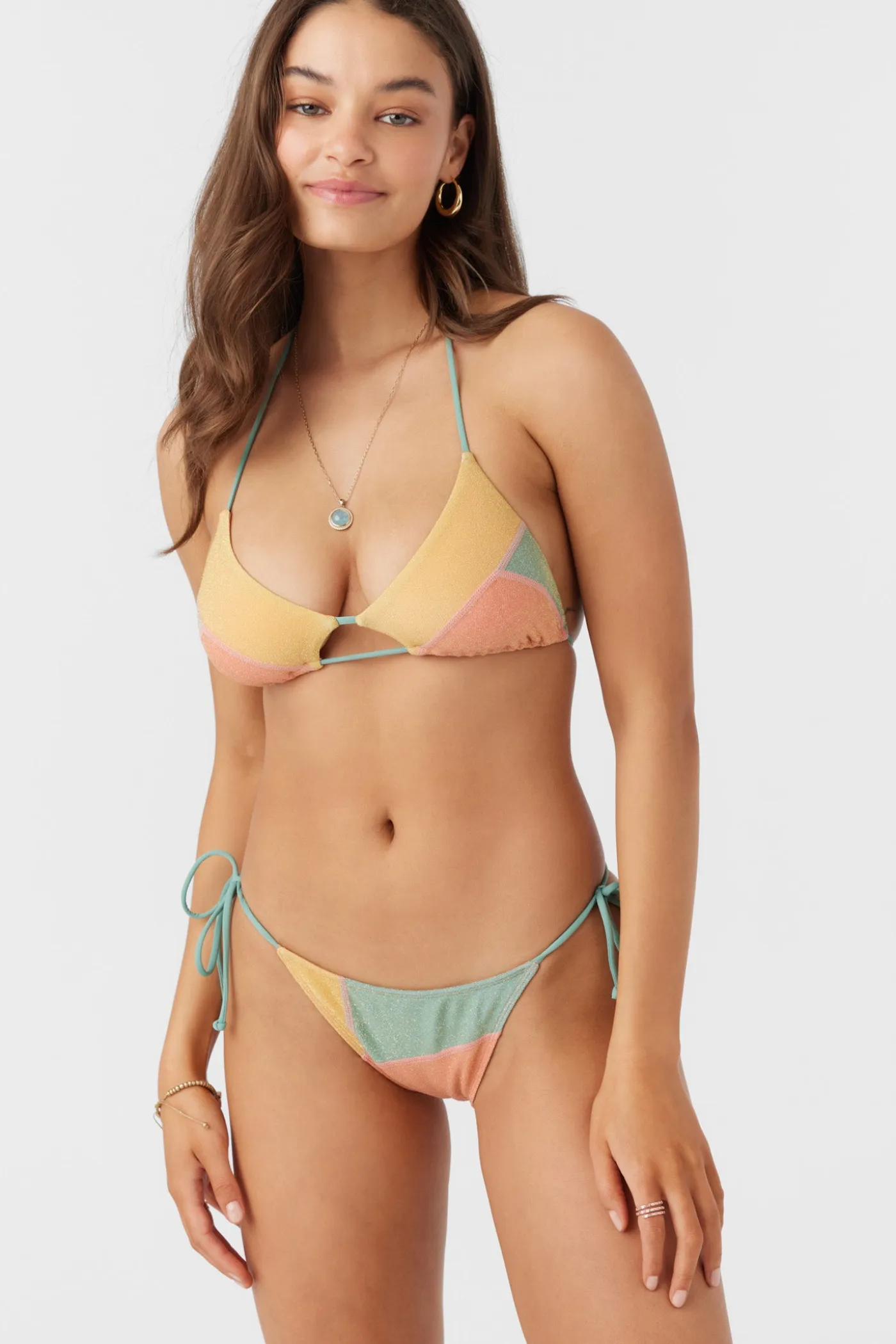 Mirage Colorblock Maracas Tie Side Bottoms