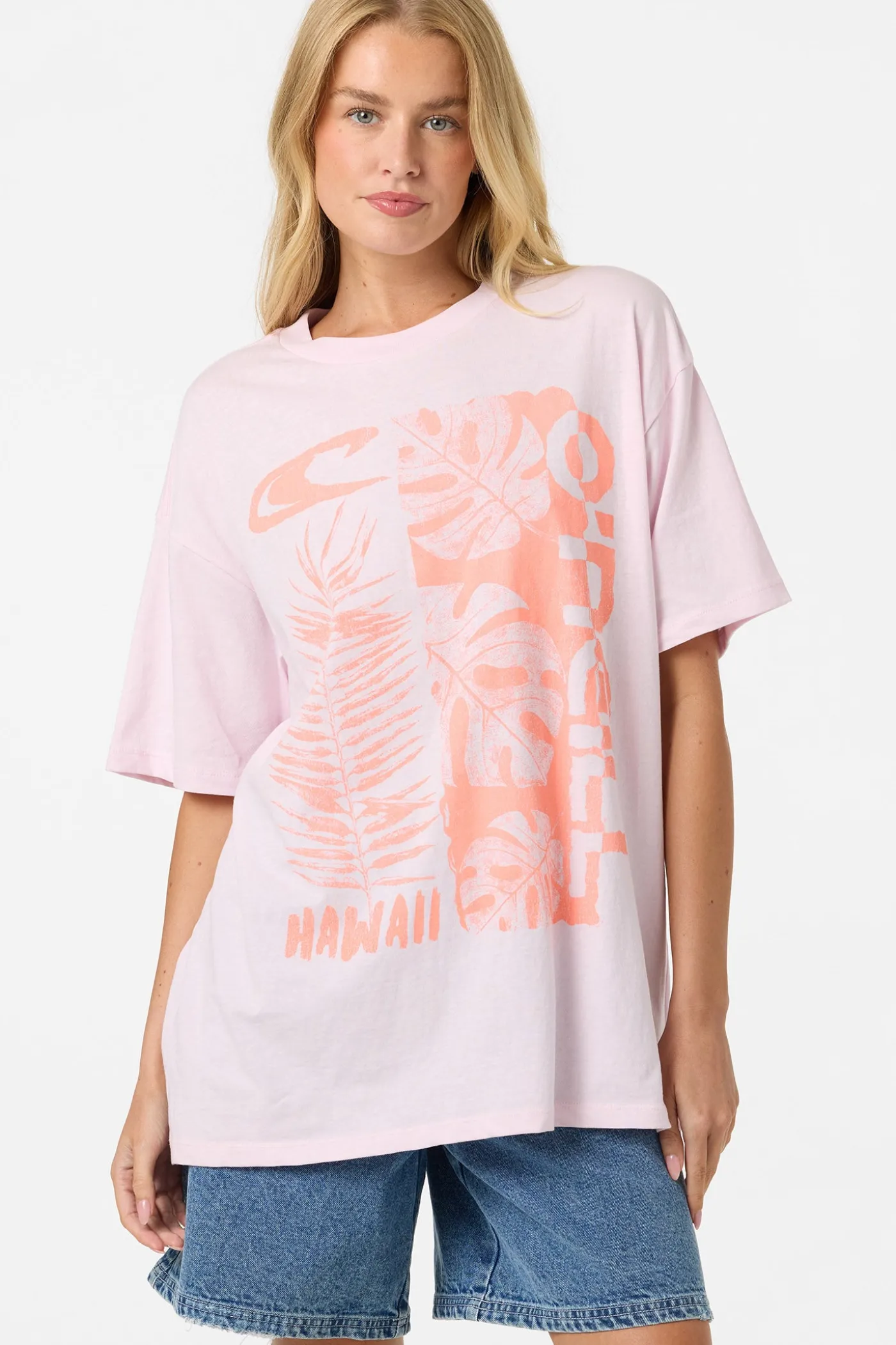 Monstera Hawaii Oversized Tee