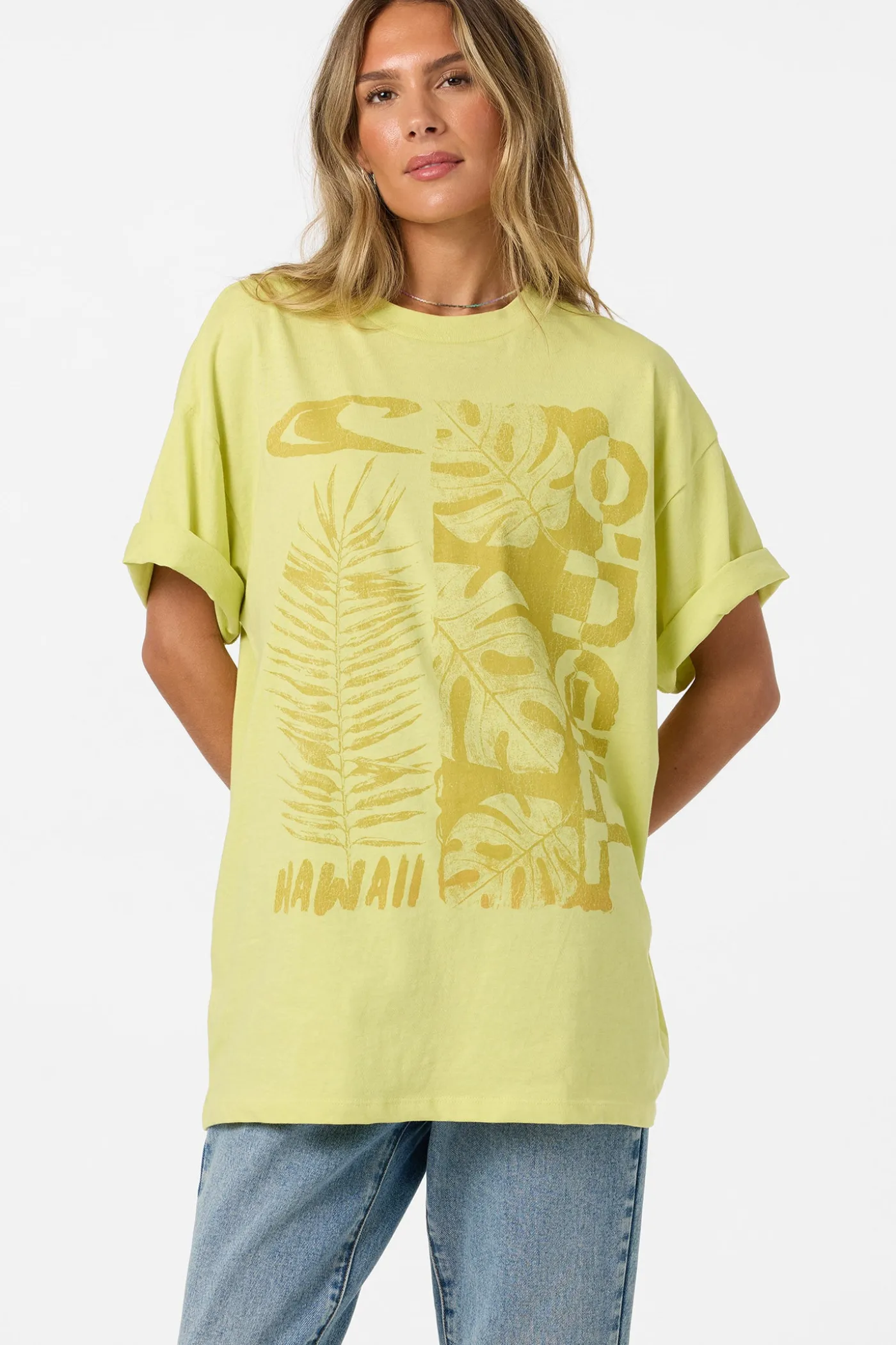 Monstera Hawaii Oversized Tee