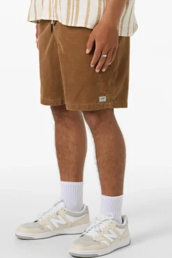 O'Riginals Cord Elastic Waist 18" Shorts