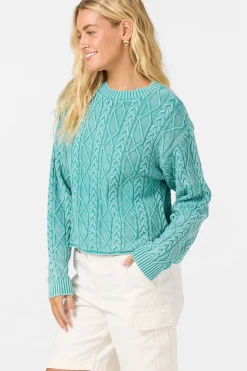 O'Riginals Misha Cable Knit Long Sleeve Sweater