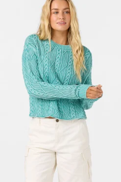 O'Riginals Misha Cable Knit Long Sleeve Sweater