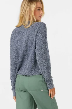 O'Riginals Misha Cable Knit Long Sleeve Sweater