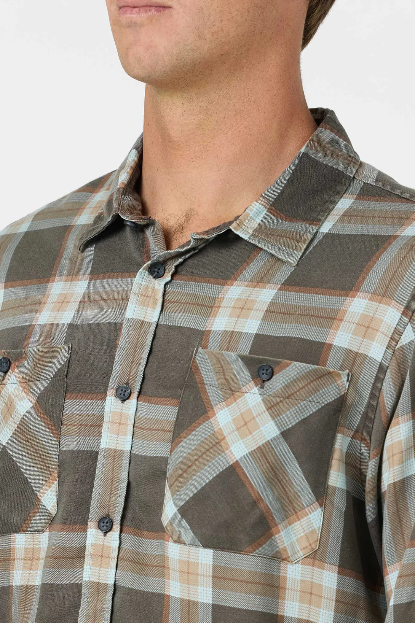 O'Riginals Printed Flannel Long Sleeve Shirt