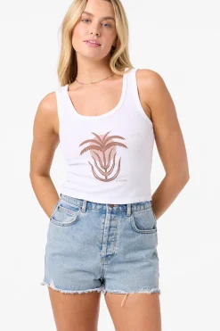 Palm Sun Scoop Neck Tank