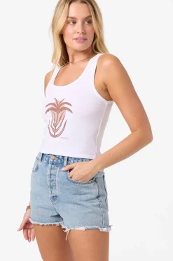 Palm Sun Scoop Neck Tank