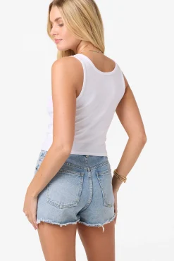 Palm Sun Scoop Neck Tank