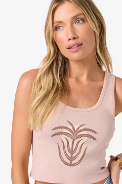 Palm Sun Scoop Neck Tank