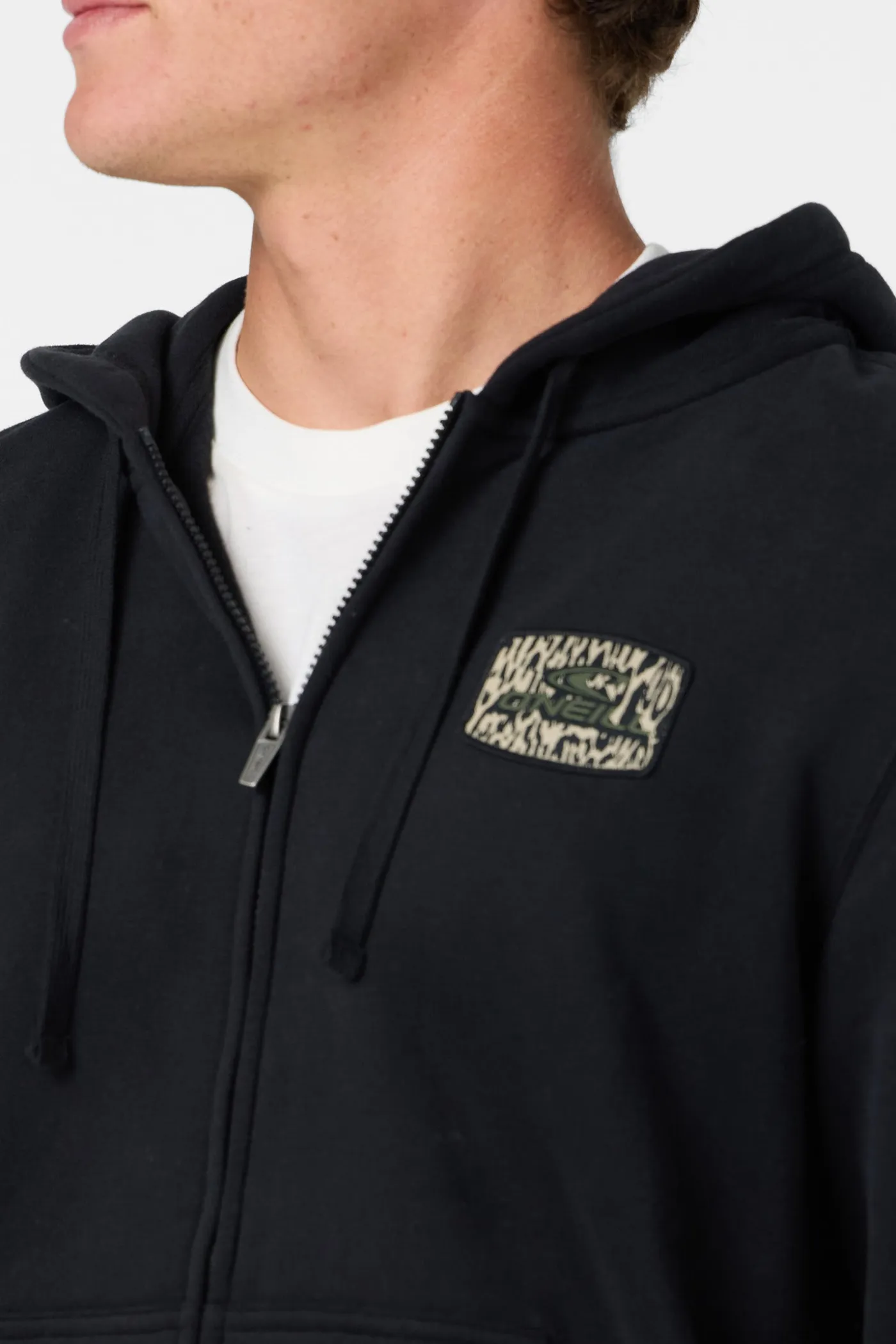Patched Classic Zip Hoodie