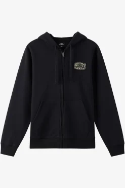 Patched Classic Zip Hoodie