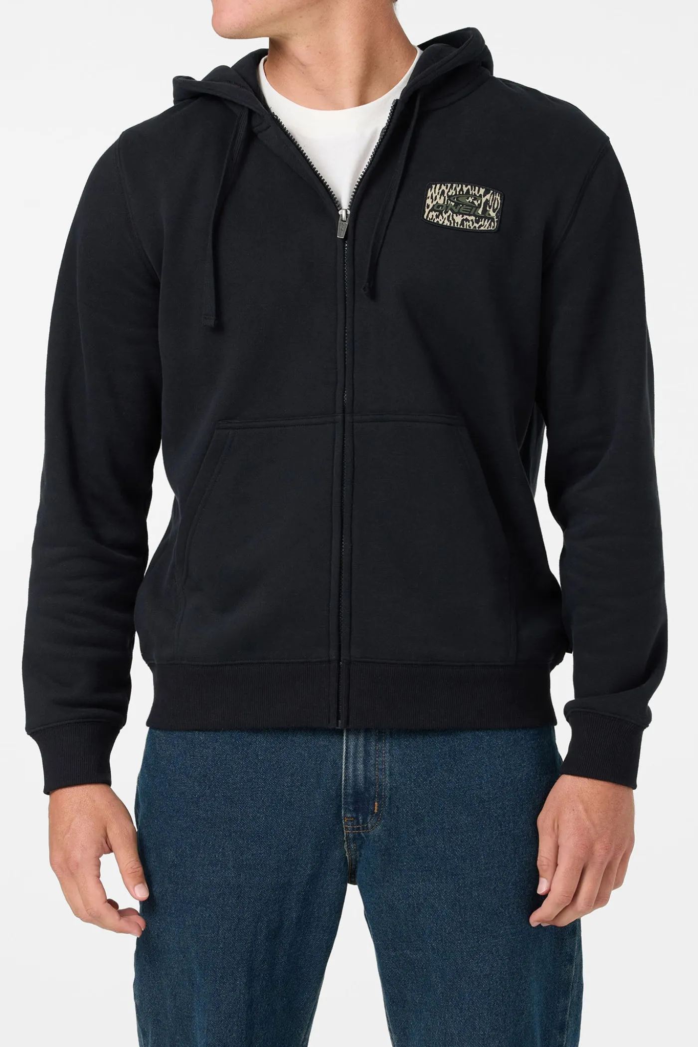 Patched Classic Zip Hoodie