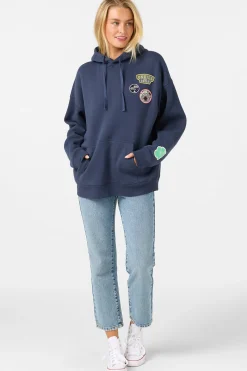 Patches Oversized Hoodie
