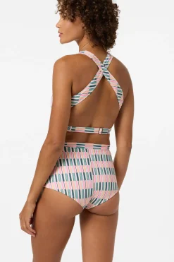 Performance Surf Glenwood High Neck Printed Active Top