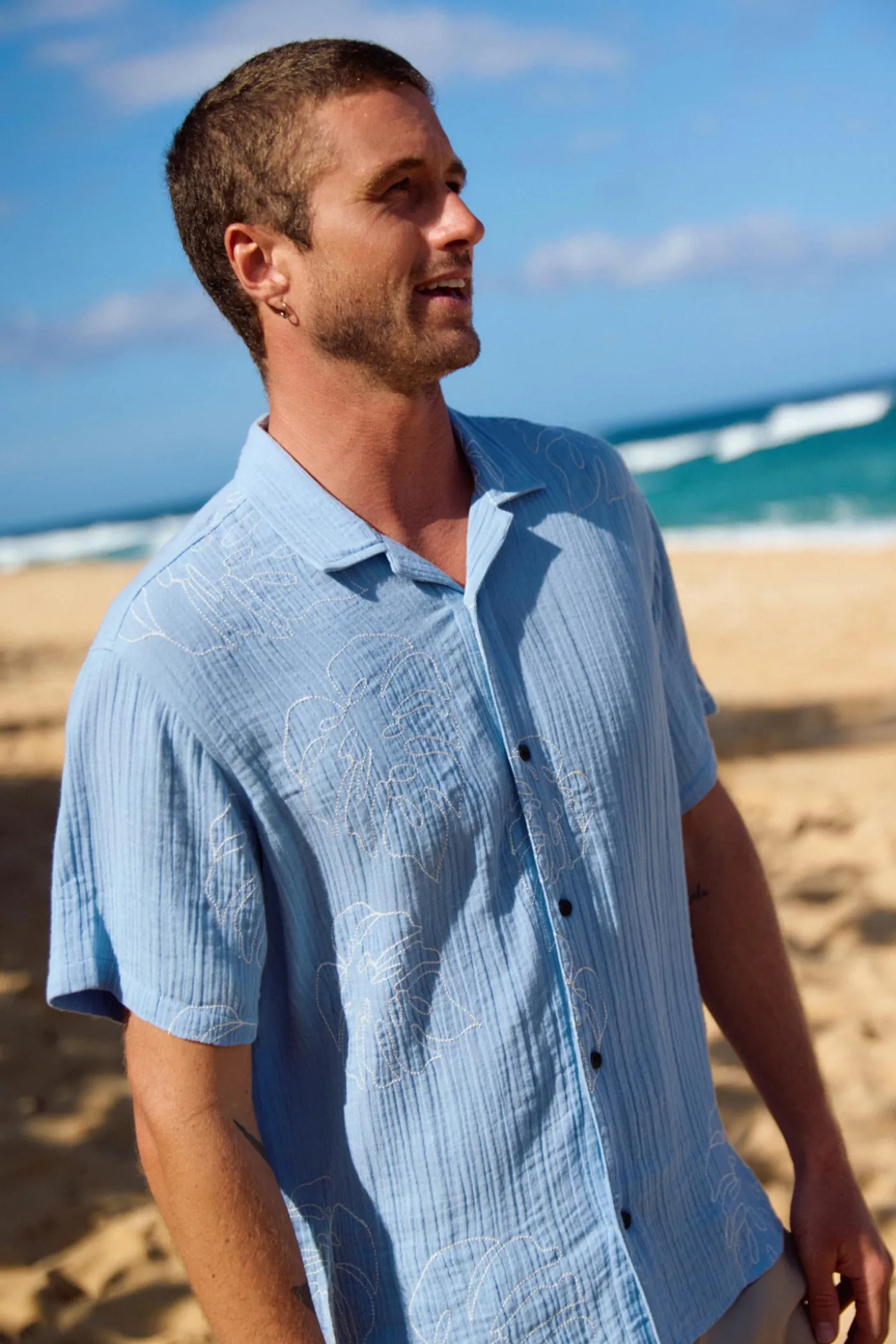 Pipeline Rodeo Monstera Shirt