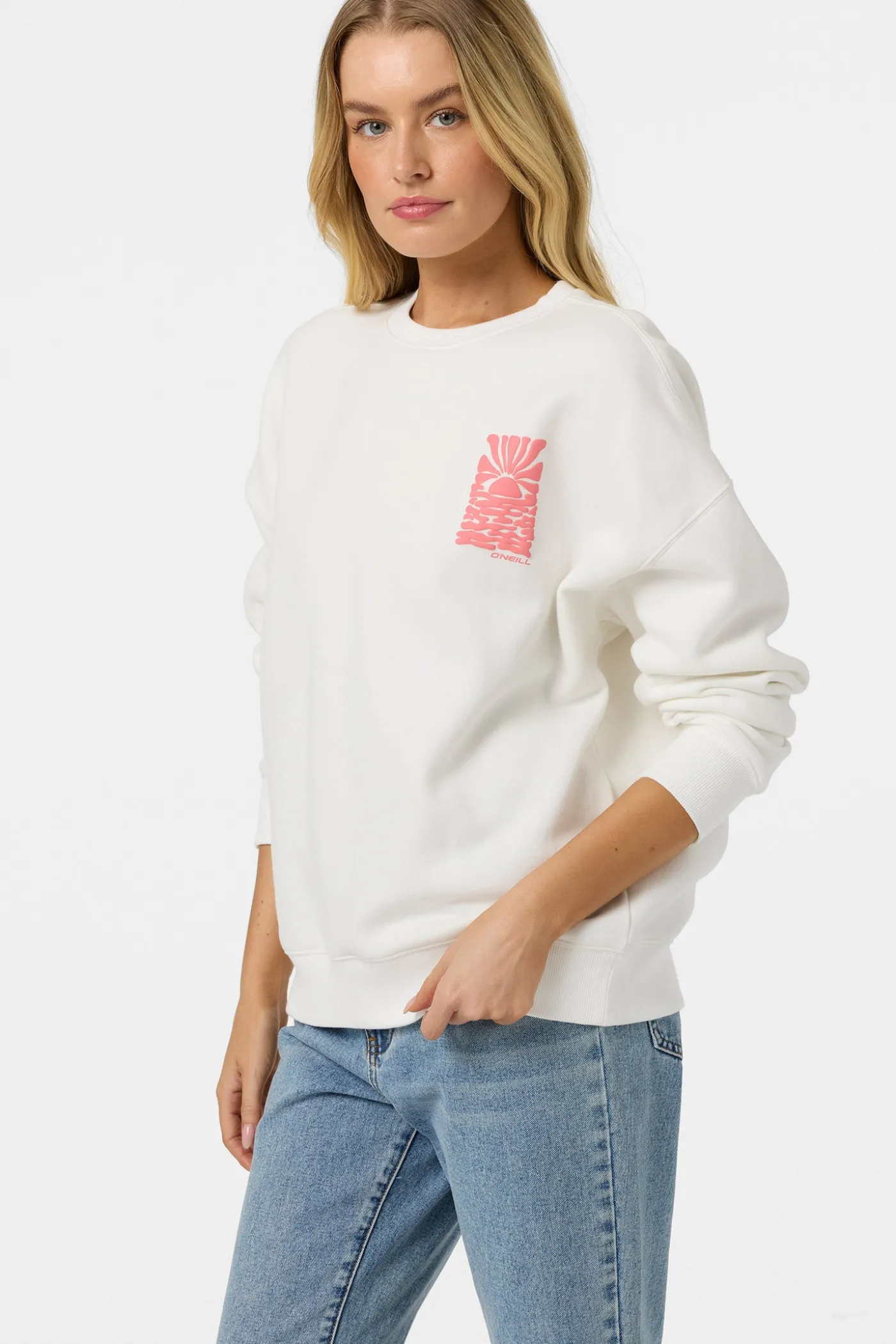 Reflect Oversized Crew Neck Fleece