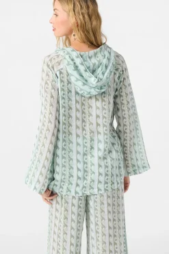 Regina Hoodie Printed Top
