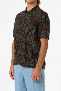Relaxed Woven Camp Shirt