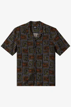 Relaxed Woven Camp Shirt