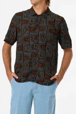 Relaxed Woven Camp Shirt