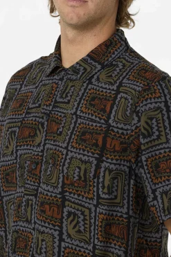 Relaxed Woven Camp Shirt