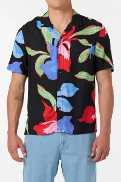 Relaxed Woven Camp Shirt