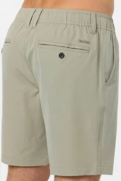 Reserve Light Check Elastic Waist 18" Hybrid Shorts