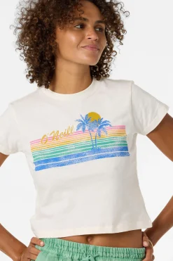 Retro Stripe Fitted Tee