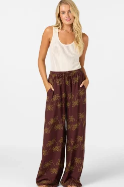 Rosalie Palm Stripe Pants
