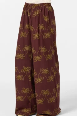 Rosalie Palm Stripe Pants