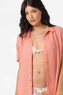 Saltwater Solids Carlee Cover-Up