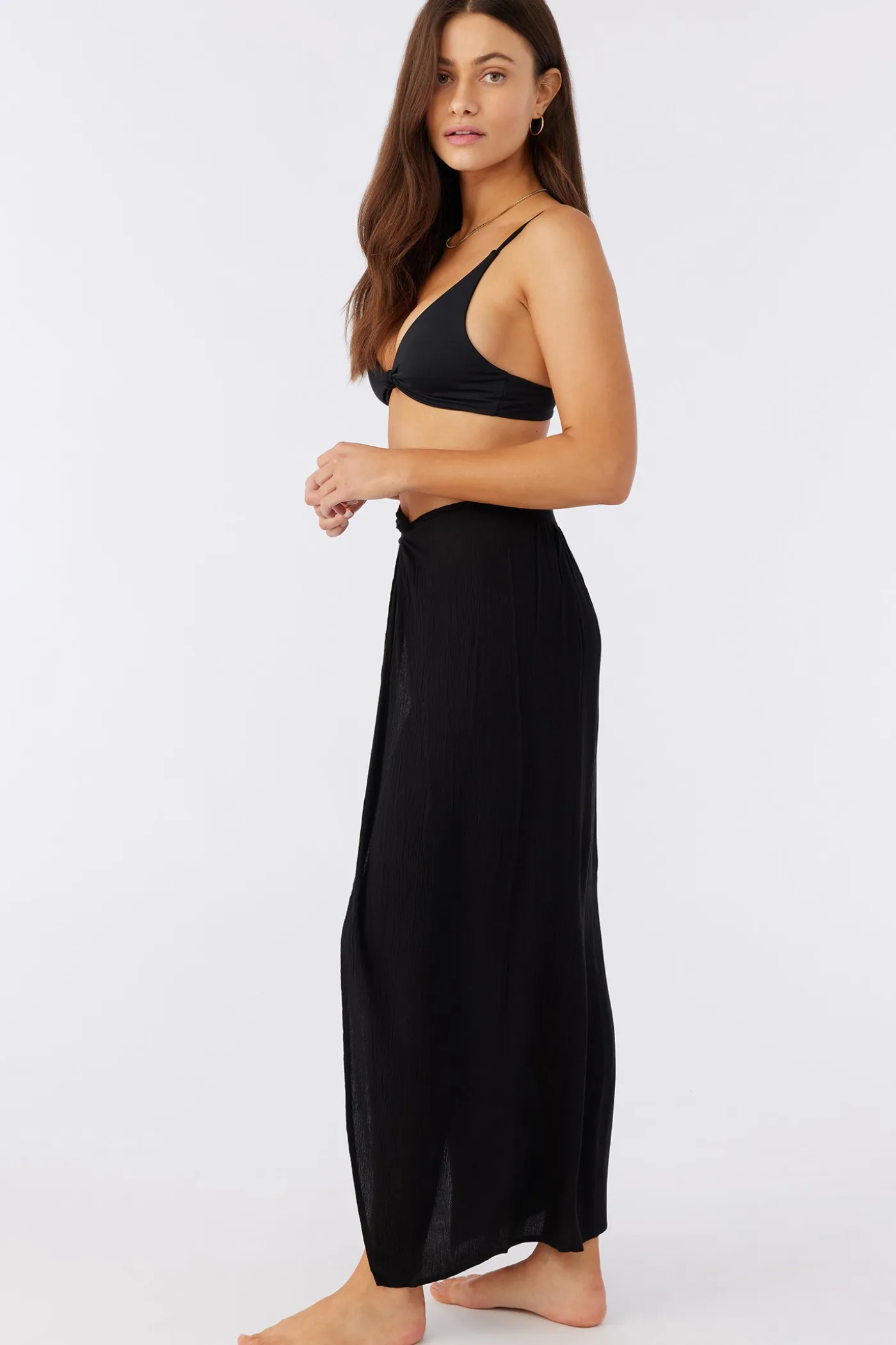 Saltwater Solids Hanalei Maxi Skirt Cover-Up