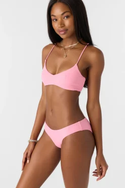 Saltwater Solids Rib Blue Lagoon Full Bottoms