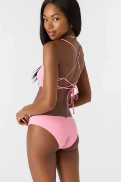 Saltwater Solids Rib Blue Lagoon Full Bottoms