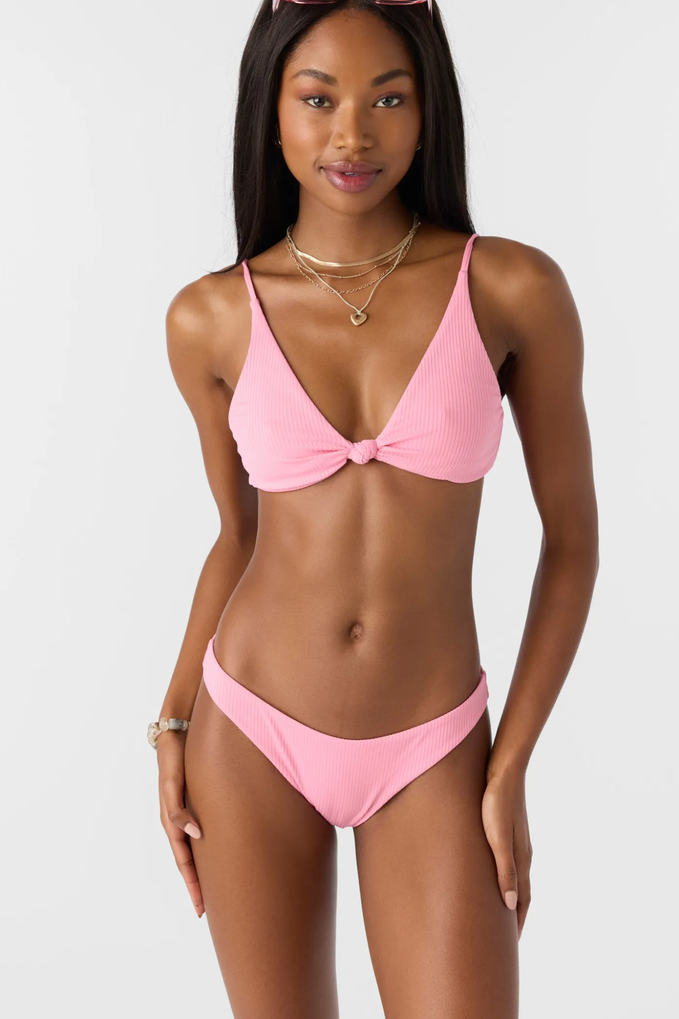 Saltwater Solids Rib Pismo Bralette Top