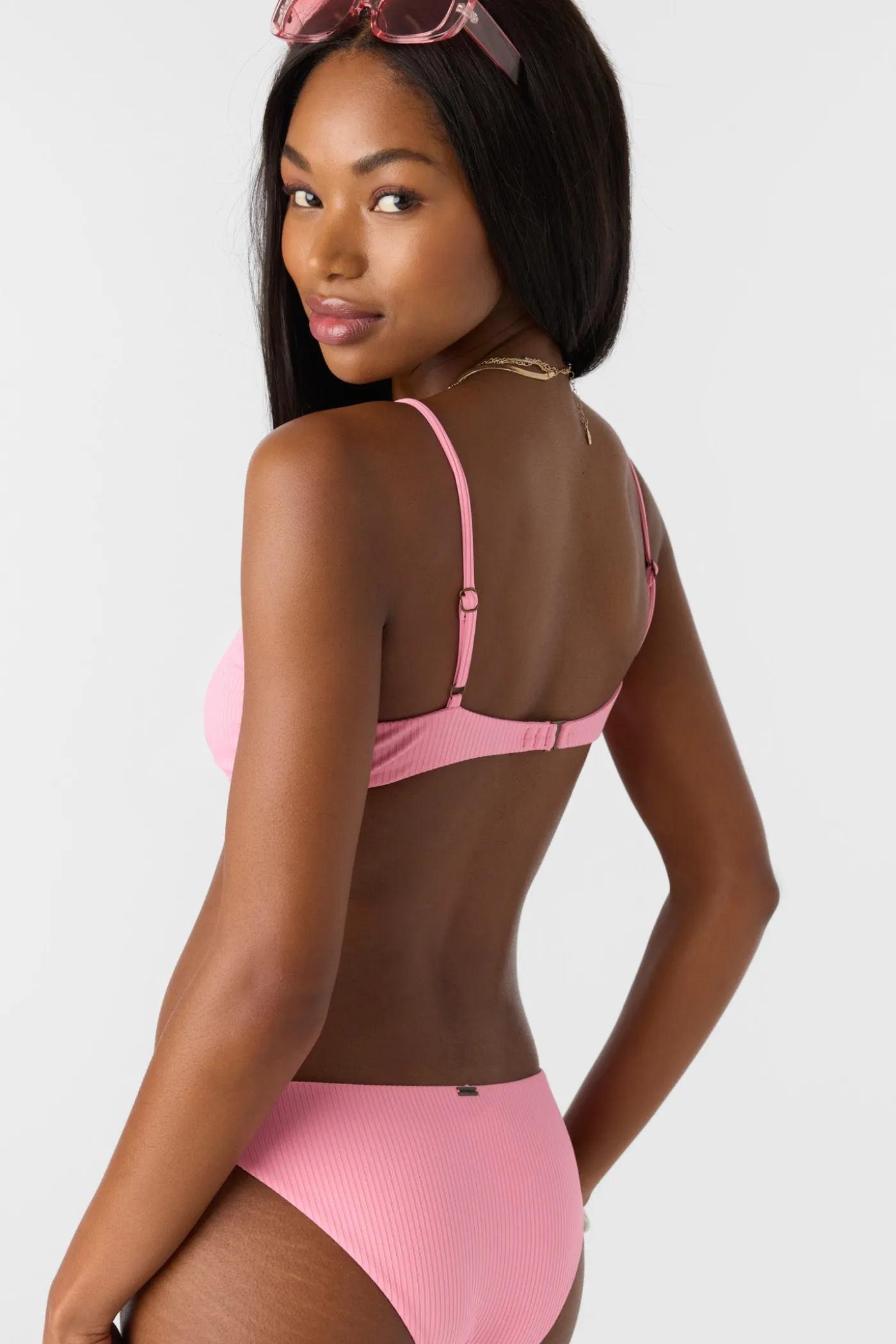 Saltwater Solids Rib Pismo Bralette Top