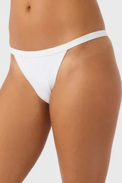 Saltwater Solids Rib Queens Cheeky Bottoms